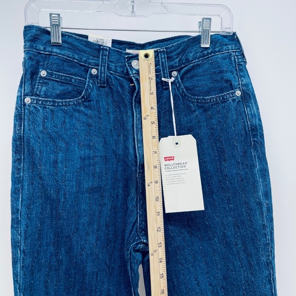 Levi's 70's High Straight Wellthread Collection Women’s Jeans Blue Sz 28x29 New - Picture 11 of 16